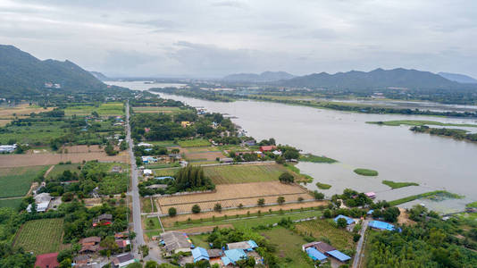 泰国碧府省梅运河景观