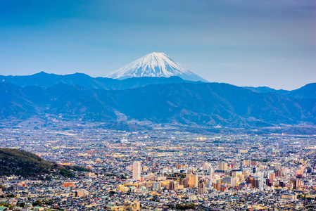 甲府 日本的富士山