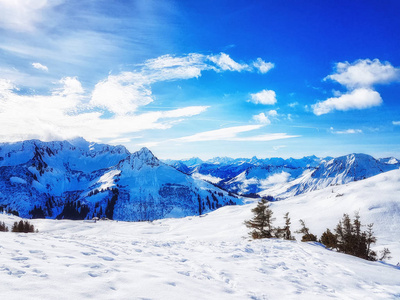 冬天的场景奥地利图片