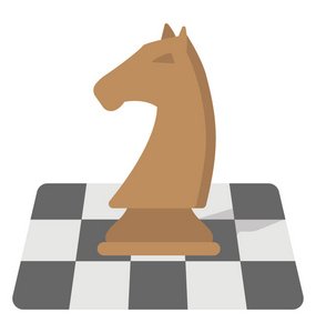 棋盘上的国际象棋棋子