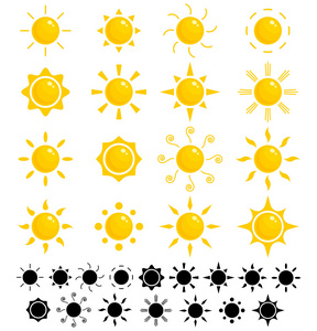 向量组的太阳图标