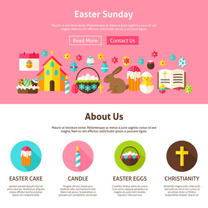 Web 设计复活节星期日