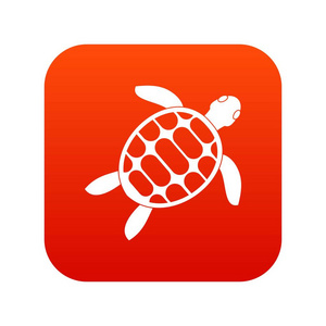 海龟图标数字红色