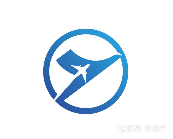飞机飞行标志和符号矢量模板应用程序