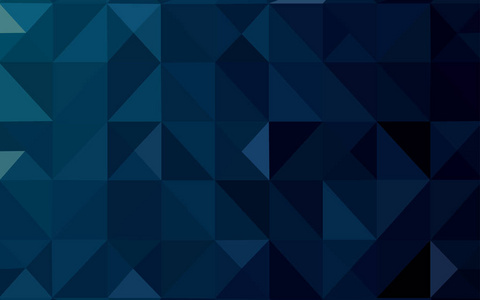 深蓝色矢量低聚纹理。带有渐变的折纸风格的几何插图。一个全新的横幅模板