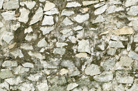天然石材墙带纹理的背景