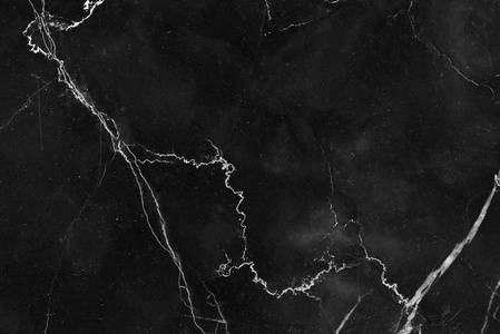 黑色大理石花纹纹理背景。泰国，设计抽象天然大理石黑色和白色的大理石