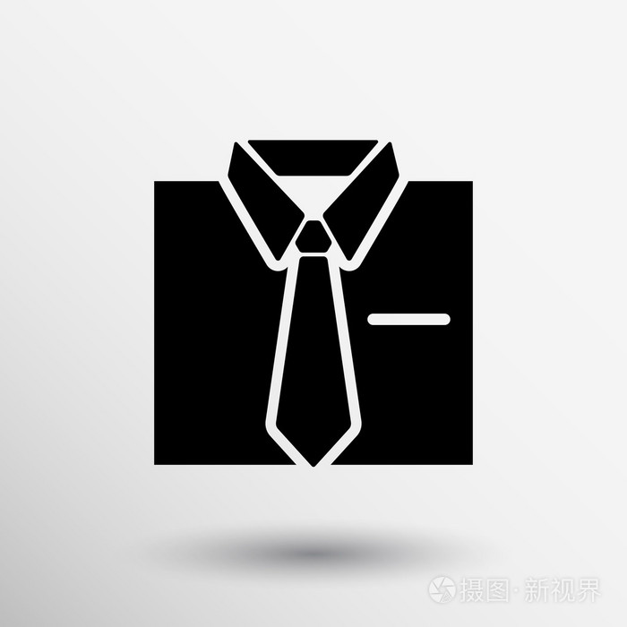 衬衫logo图片欣赏,品牌衬衫logo图片大全 衬衫和领带图标西装男子正式的商业标志
