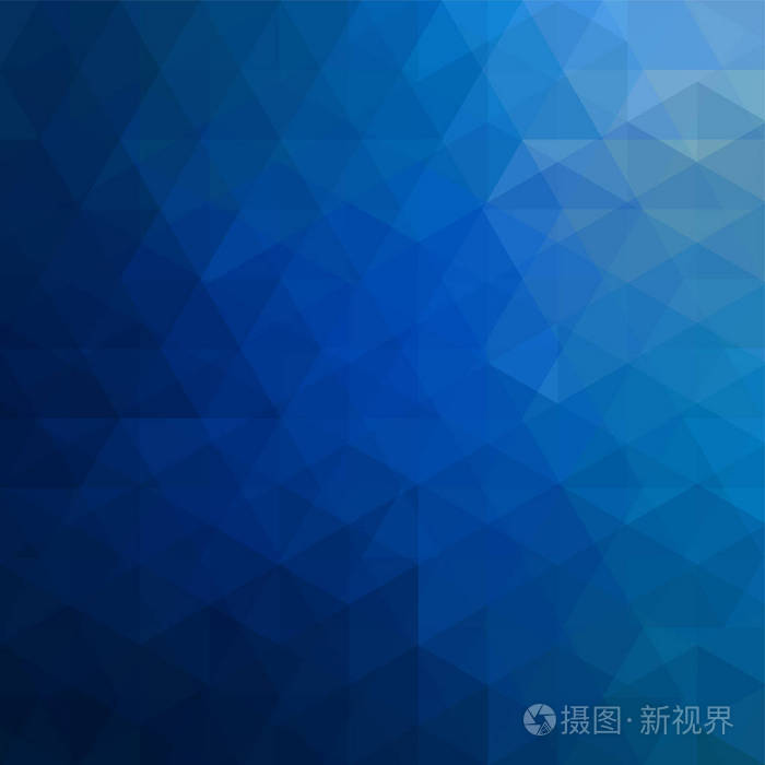 蓝色三角形矢量背景.可用于封面设计, 设计, 网站背景