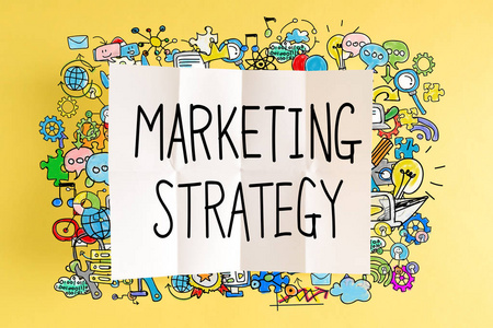 市场营销战略文本与彩色插图