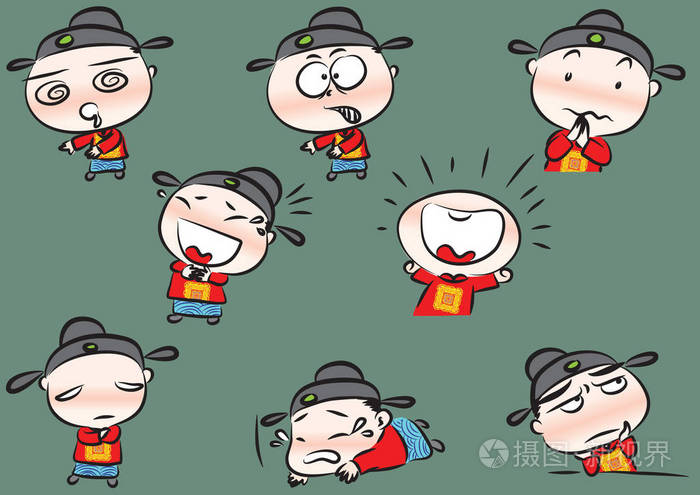 中国古代官员插画-正版商用图片0r69am-摄图新视界