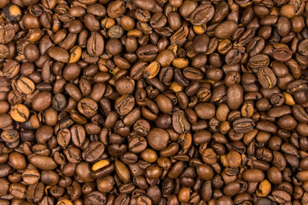 烘培咖啡豆的背景