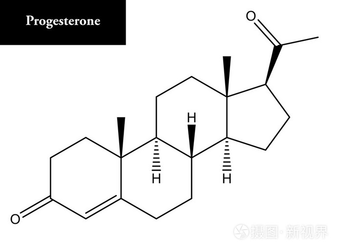 分子结构的孕激素