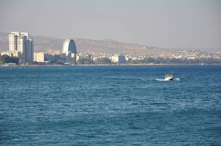 美丽的利马索尔 Molos 在塞浦路斯