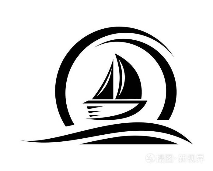 船船航海矢量标志