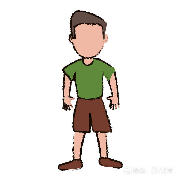 字符儿子男性形象
