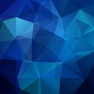 抽象的几何风格蓝色背景。蓝色商业背景矢量图