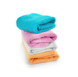 堆的多彩毛巾