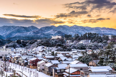 轮岛，日本城市景观