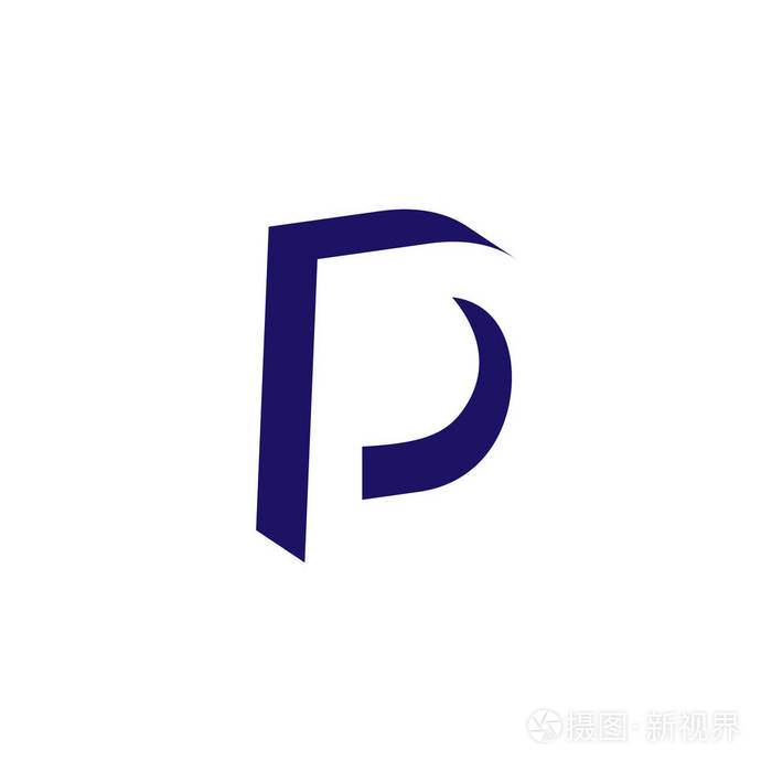 d 字母在负空间中的标识