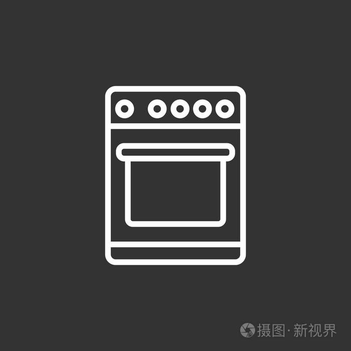 厨房烤箱图标