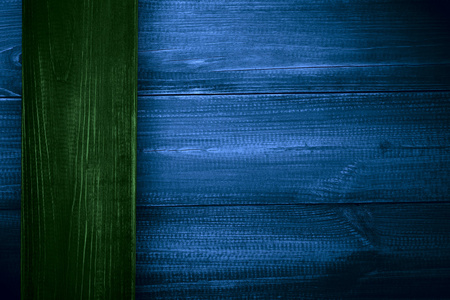 绿色和蓝色的木制背景