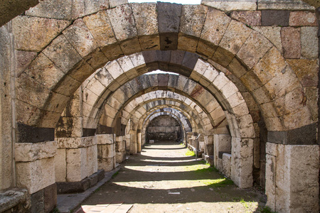 士麦那古代城市的废墟