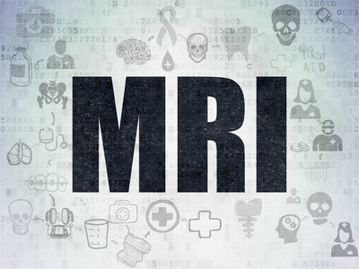 卫生保健概念 Mri 对数字数据论文的背景