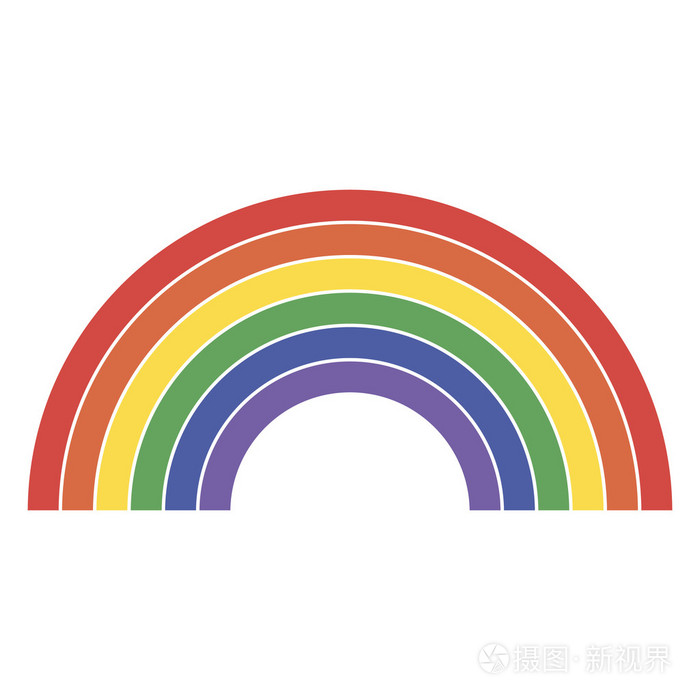 彩虹图标,lgbt 社区标志