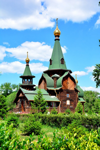 所有圣徒教会在俄罗斯西伯利亚鄂木斯克