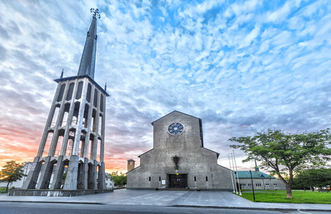 博多大教堂在挪威诺尔兰郡