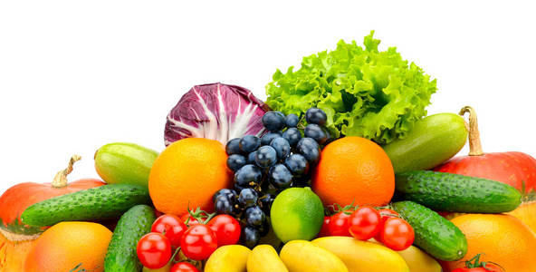收集新鲜水果和蔬菜