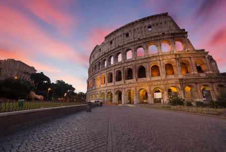 古罗马圆形竞技场的伟大建筑，罗马意大利