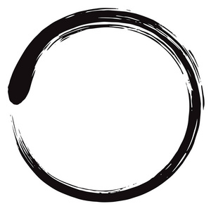 简约的 Enso 禅圆矢量