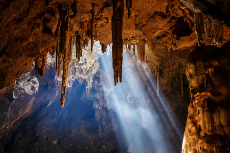 考銮洞穴，泰国的景点之一是美丽