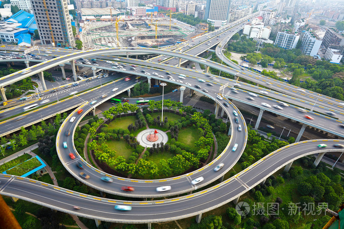 城市高架桥梁道路景观