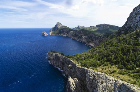 马略卡岛, 阿里群岛, 蓝色的海水和山脉