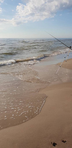 波罗的海海滩钓鱼竿