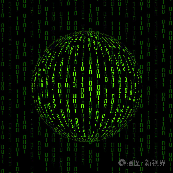 球的二进制代码.抽象的技术背景