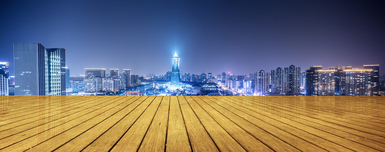 木地板与现代建筑的杭州