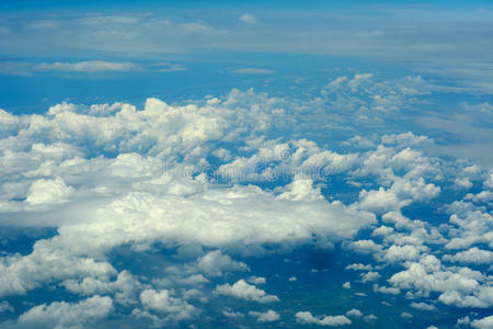 空中云景。