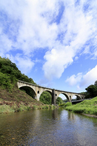 日本岩手县 Tono 宫森大桥