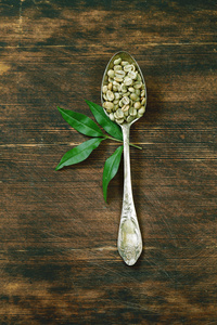 天然绿色有机咖啡豆，健康食品
