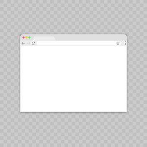 浏览器窗口。以扁平样式进行 Web 浏览器。窗口概念互联网浏览器。样机屏幕设计。矢量插图概念
