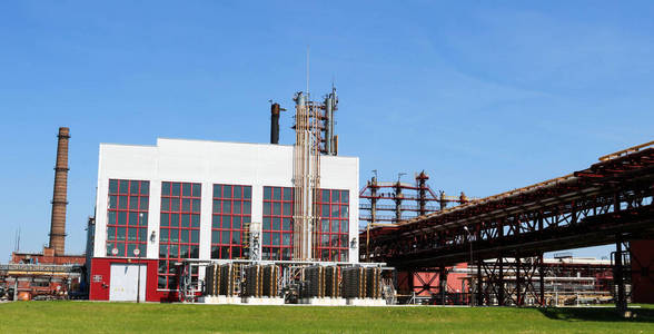 用管道和建筑物泵送压缩机换热器的电容管化工炼油厂大型混凝土技术工业装置