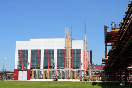 用管道和建筑物泵送压缩机换热器的电容管化工炼油厂大型混凝土技术工业装置