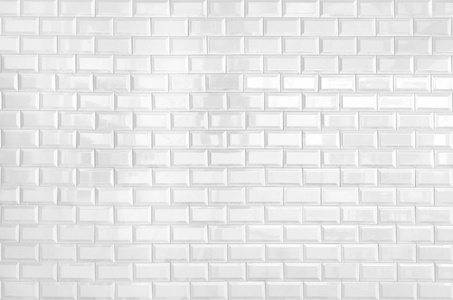 白色砖墙纹理背景与文本空间。白色砖墙纸。家居装潢。架构概念