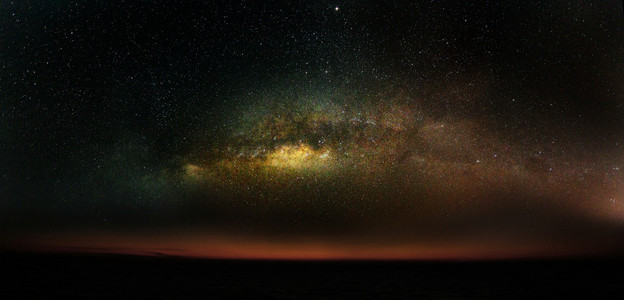 银河背景, 夜空与银河系背景, 天文学科学和美丽的银河系, 天文学背景为介绍文件, 银河的方式概念。