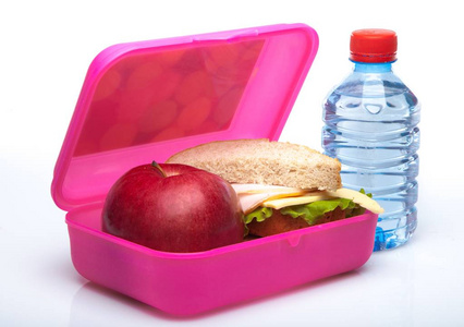 学校午餐盒图片