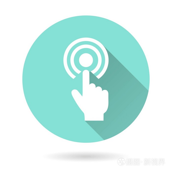触摸矢量图标